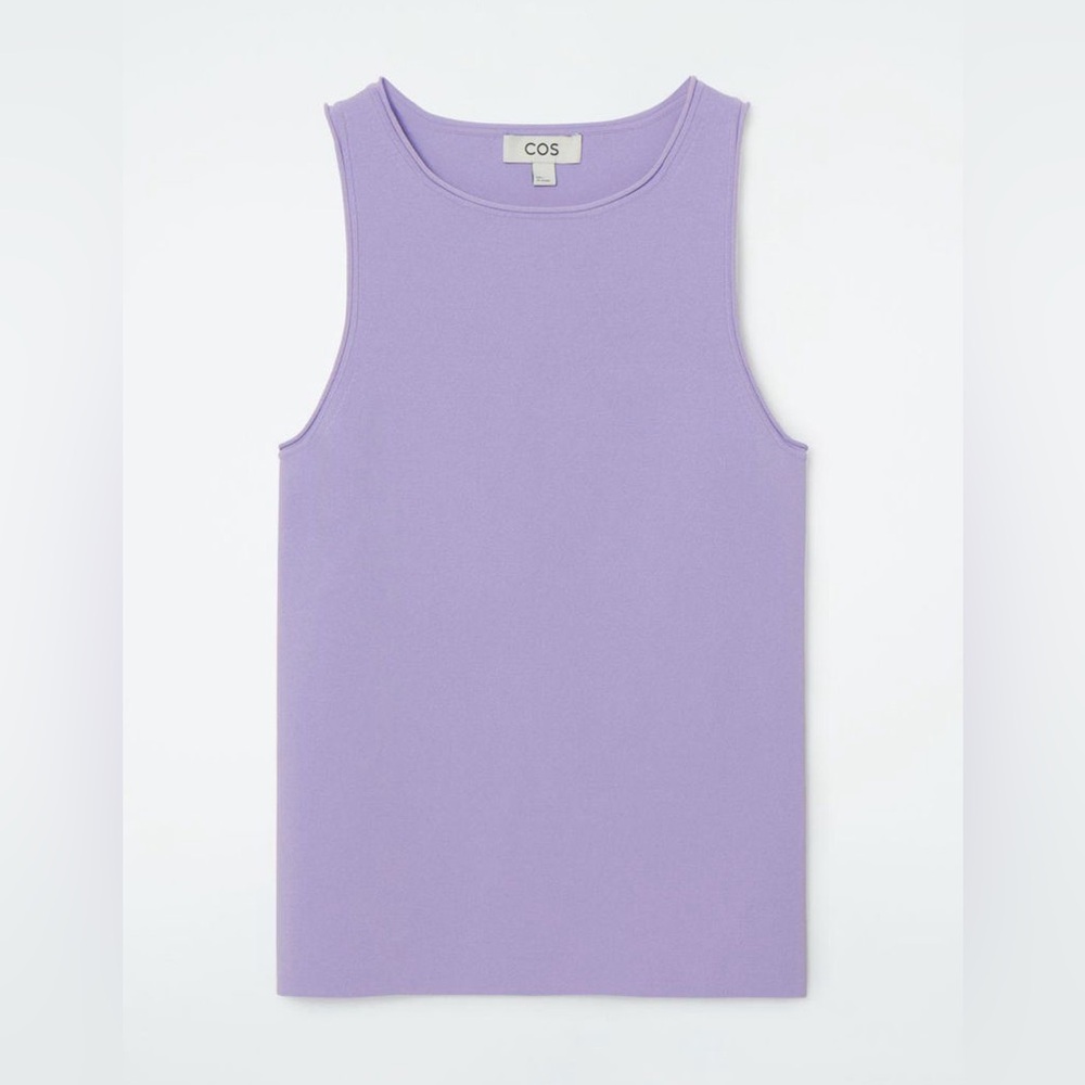 COS Lavender Knitted Tank Top NWOT 💜